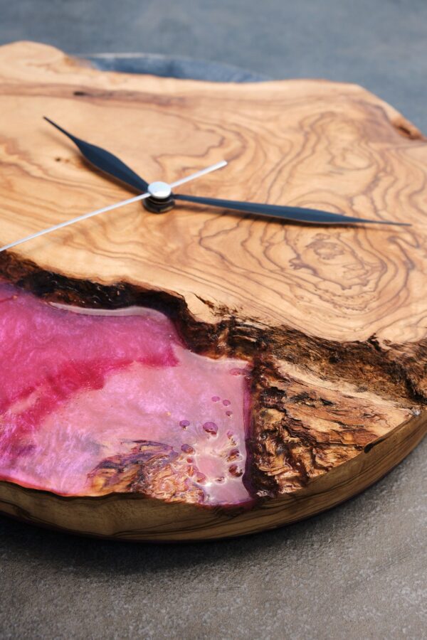 Epoxy resin clock- home decor