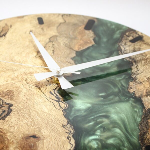 Epoxy resin clock- home decor