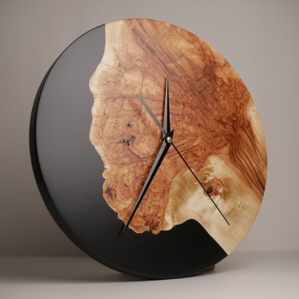 Epoxy resin clock- home decor