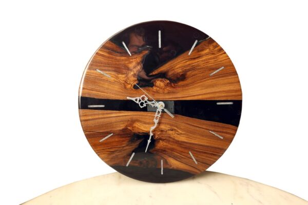 Epoxy resin clock- home decor