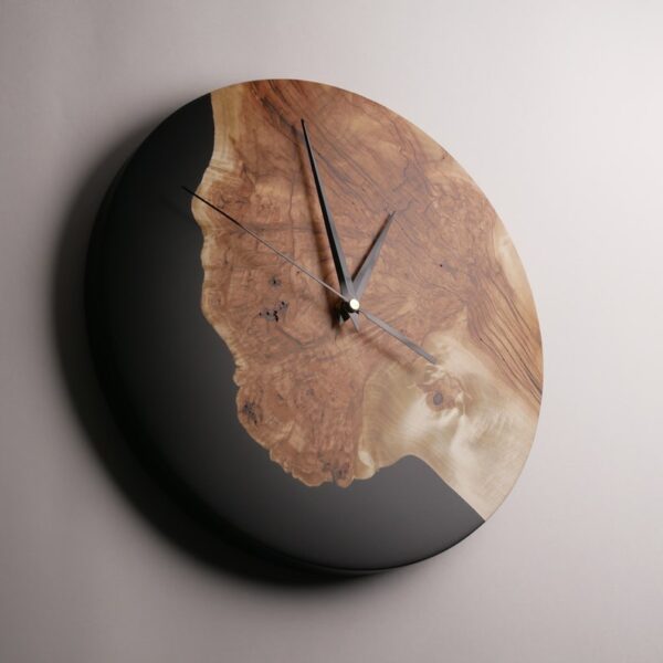 Epoxy resin clock- home decor