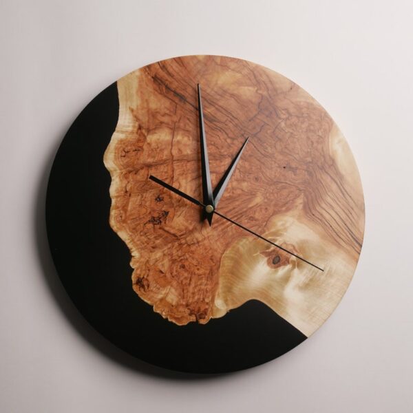 Epoxy resin clock- home decor