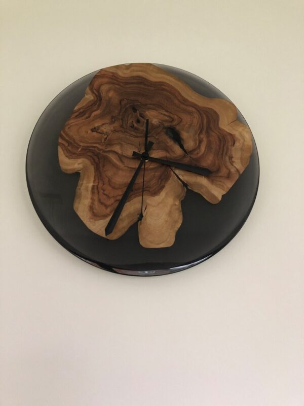 Epoxy resin clock- home decor