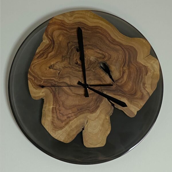 Epoxy resin clock- home decor