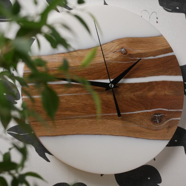 Epoxy resin clock- home decor