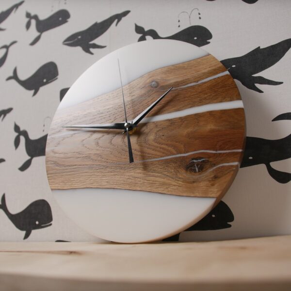 Epoxy resin clock- home decor