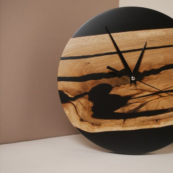 Epoxy resin clock- home decor