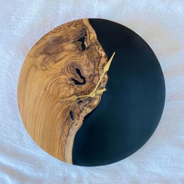 Epoxy resin clock- home decor