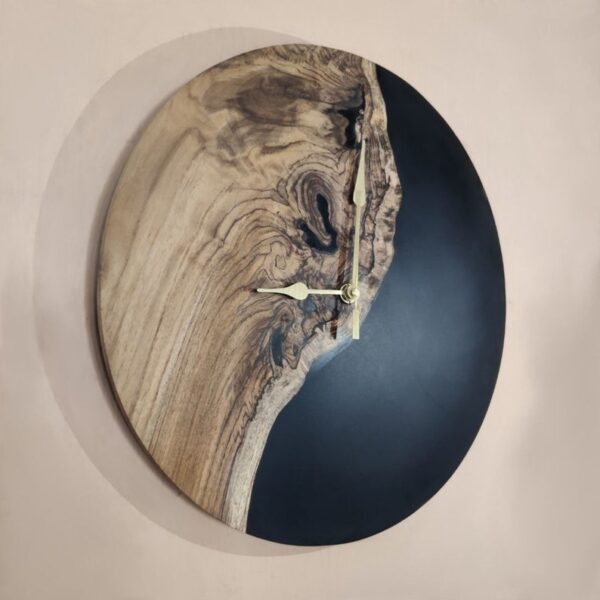 Epoxy resin clock- home decor