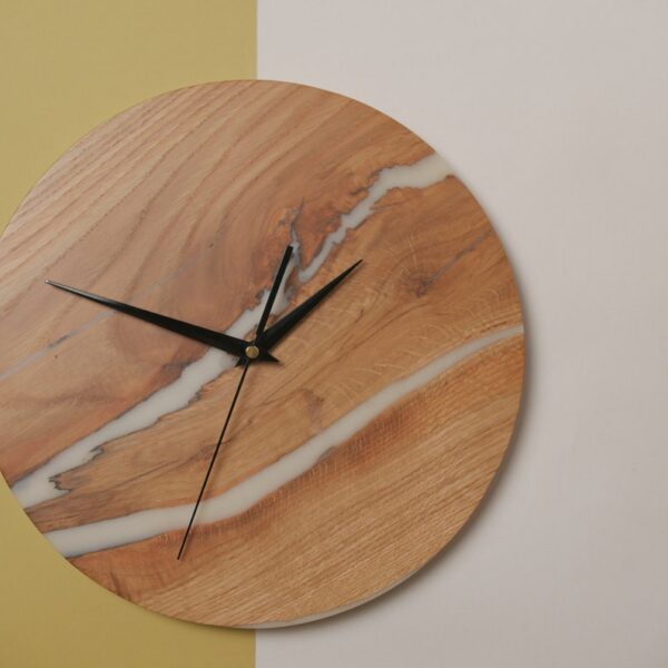 Epoxy resin clock- home decor