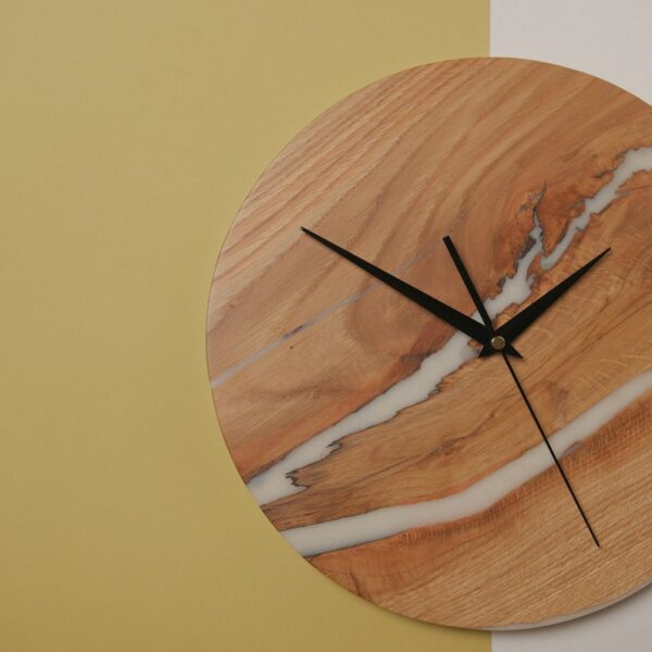 Epoxy resin clock- home decor