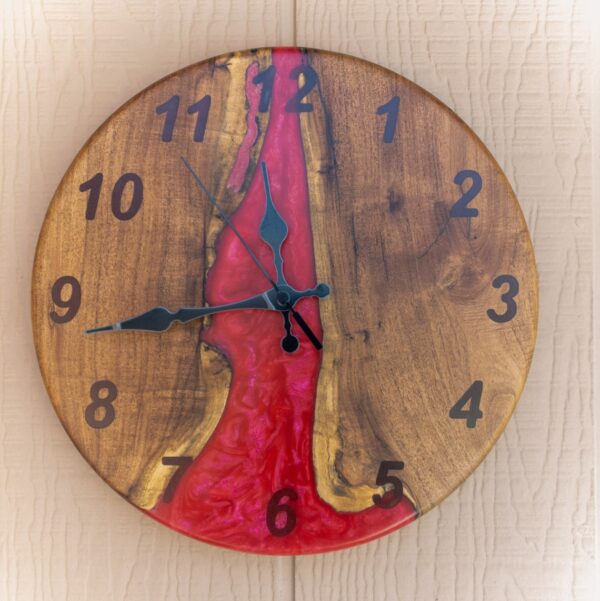 Epoxy resin clock- home decor