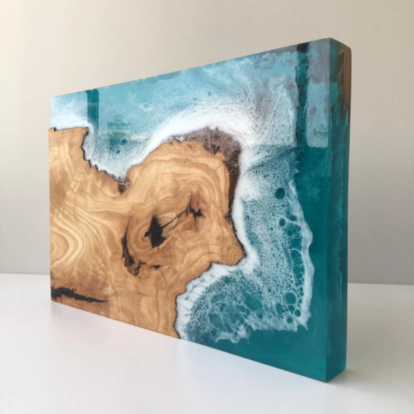 Epoxy resin wall art and home decor