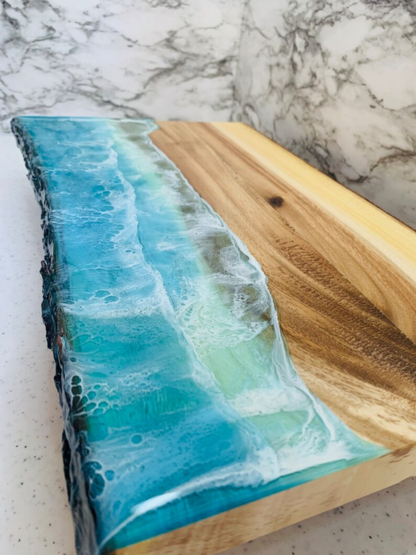 Epoxy resin wall art and home decor