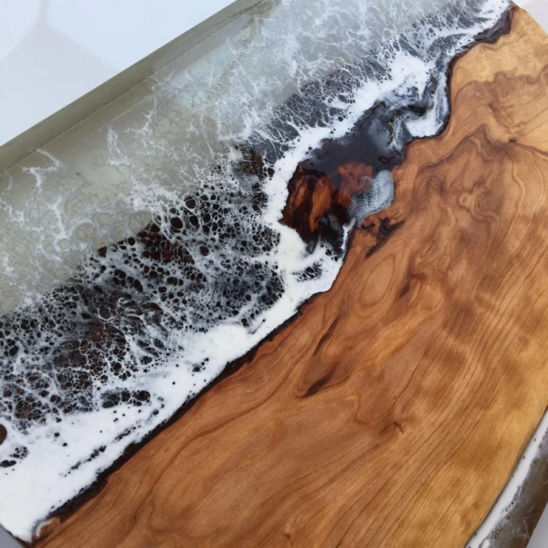 Epoxy resin wall art and home decor