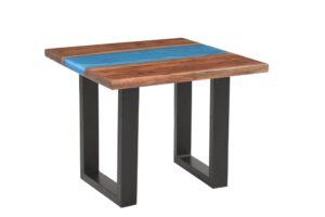 Epoxy resin side table - epoxy resin coffee table-epoxy resin bed side