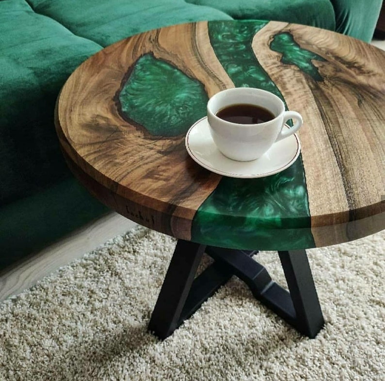 epoxy resin tea table