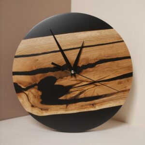 Epoxy resin clock- home decor