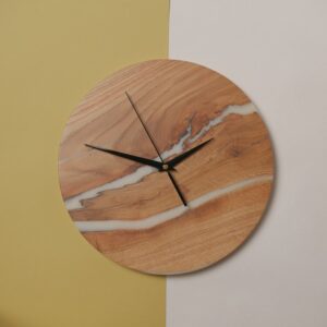 Epoxy resin clock- home decor